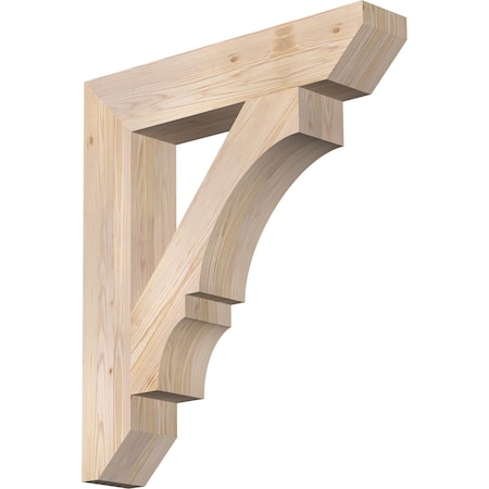 Ekena Millwork Balboa Slat Smooth Bracket, Douglas Fir, 5 1/2"W x 30"D x 34"H BKT06X30X34BOA06SDF